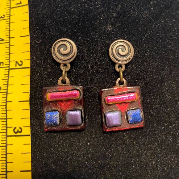 Earrings, glass - Picture 1 of 3